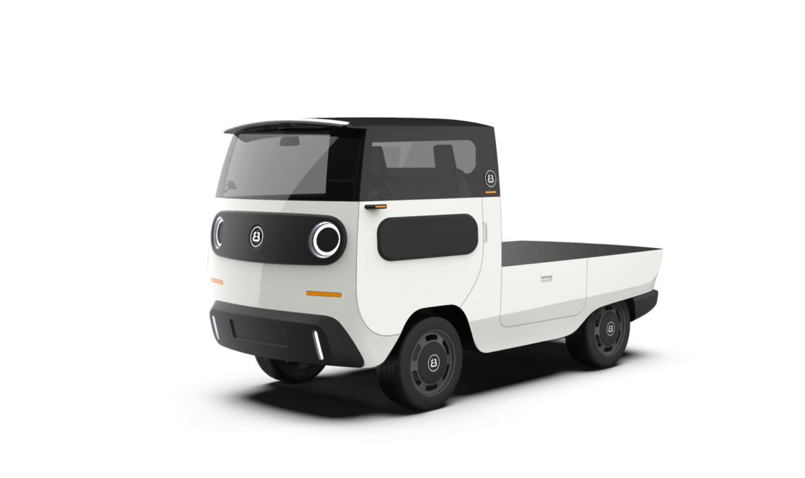 eBussy è il furgone elettrico modulabile con 4 motori e ricarica tramite pannelli solari sul tetto.
